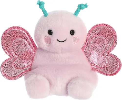 Aurora® Adorable Palm Pals™ Petunia Butterfly™ - Peluche de mariposa coleccionable y divertido para niños y coleccionistas adultos - Perfecto para