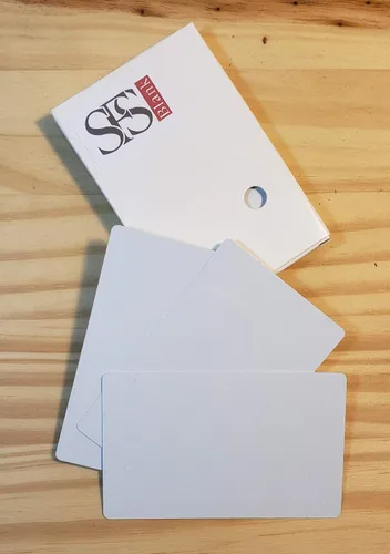 25 tarjetas de identificación de metal de sublimación blanca en blanco de 0.013 in, 3,4 x 2,1 pulgadas, impresión, uso de tinta de sublimación y
