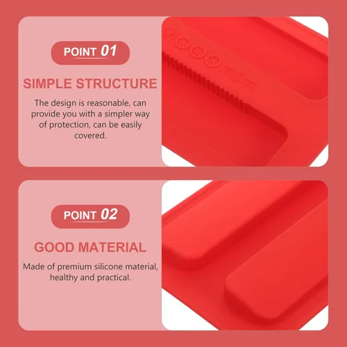Miniatura 7 de UPKOCH Protector de tapa de tostadora de silicona para máquinas de pan, prevención de polvo y suciedad, accesorio de cocina práctico y resistente