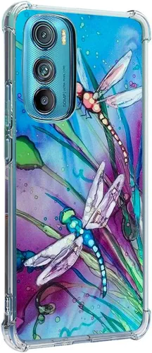 Miniatura 21 de Funda para Motorola Edge 2022, colibrí, mariposa, flores, protección contra caídas, a prueba de golpes, TPU de cuerpo completo, funda protectora