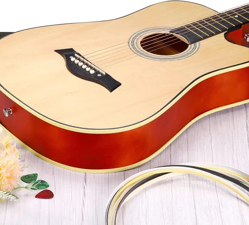 Miniatura 5 de MECCANIXITY Tira de Encuadernación y Borde Purfling de Plástico 1650x7x1.5mm para Guitarra Acústica Clásica Blanca, Juego de 2 Blanco
