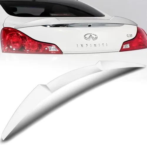 Miniatura 6 de DriftX Performance, ala de alerón de maletero compatible con Infiniti G37 Coupe W-Power V-Style 2008-2013 (negro perla)