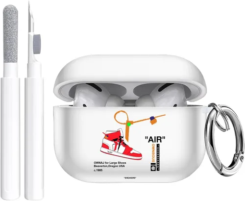 Miniatura 21 de Gedicht Funda para Airpods Pro, lindo diseño de fútbol de TPU suave fundas para Airpods Pro 1ª generación, a prueba de golpes para Airpods Pro 2019