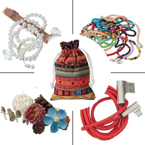 Miniatura 4 de Paquete de 56 bolsas de joyería de caramelo egipcio, bolsas de monedas con estampado azteca, bolsa de regalo con cordón para regalos de devolución