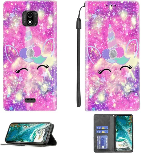 Miniatura 201 de Funda para Moto One Zoom compatible con Motorola One Zoom Phone Case Flip Stand Cover Magnetic Close YHD