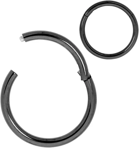 Miniatura 39 de 365 Sleepers - Piercing para el cuerpo de acero quirúrgico 316L, 20G, 18G, 16G, 14G, 12G, 10G, 8G, 6G, con sección abisagrado, se vende por unidad