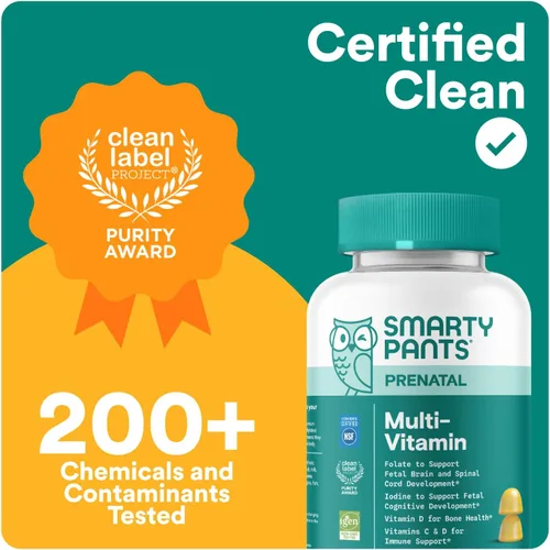 Miniatura 9 de SmartyPants Vitaminas prenatales para mujeres, gomitas multivitamínicas: vitaminas pre y posnatales, biotina, metilfolato, vitamina D3, C, vitamina