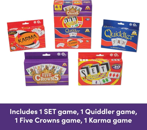 Miniatura 2 de Paquete de 4 juegos de cartas para niños de Five Crowns