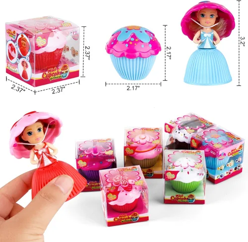 Miniatura 5 de Hermosa muñeca de pastel de juguete sorpresa magdalena princesa juguetes para niños niños transformado perfumado niñas divertido juego regalo