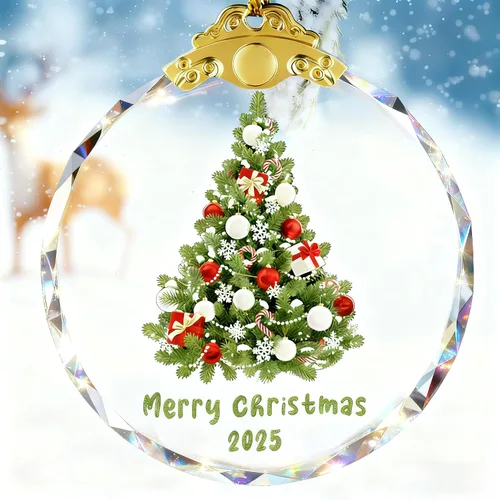 Miniatura 9 de Regalo de graduación para él, su hijo, hija, graduados – Adorno colgante de graduación de cristal 2026 para decoraciones de árboles pequeños, 8ª