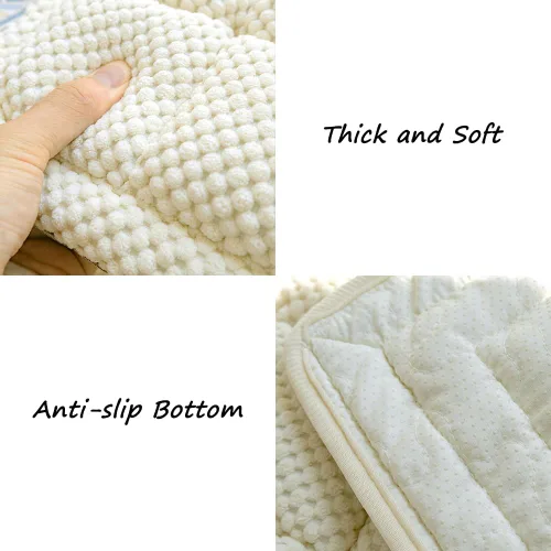 Miniatura 4 de Awjcsv Funda protectora de sofá para perros, funda de sofá lavable para perros, funda antideslizante para sofá y cama (beige, 27.6 x 59.1 pulgadas)