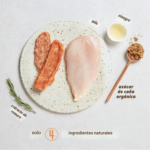 Miniatura 3 de Full Moon - Cecina de pollo para perros saludable, natural y de grado humano, sin granos, hecha en EE. UU., 1.5 libras (Paquete de 1)