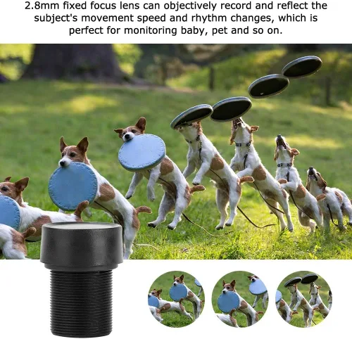 Miniatura 3 de Sonew Lente de cámara de seguridad, CCTV 0.110 in 3MP HD lente de tablero de 115 grados Ángel lente de cámara de seguridad accesorios de reemplazo