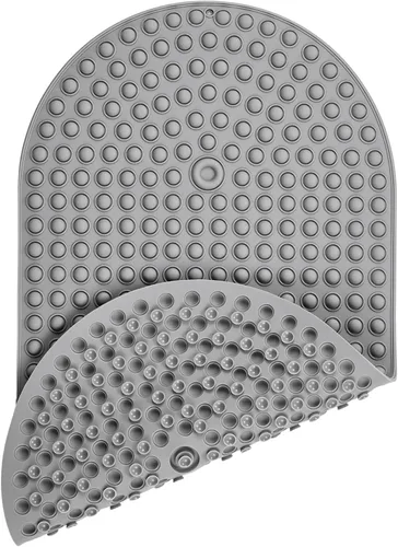 Miniatura 9 de Alfombra de Silicona Antideslizante para Bañera y Ducha, Alfombra Antideslizante para Piso de Ducha con Masaje de Burbujas de 27 x 15 Pulgadas