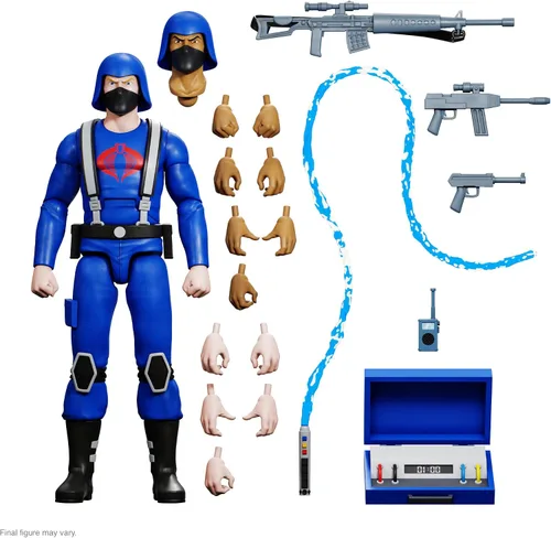 Miniatura 13 de Super7 Super Cyborg G.I. Joe Cobra S.N.A.K.E. Armor (Color Completo - Gris) - Figura de Acción G.I. Joe de 11" con Accesorios Coleccionables