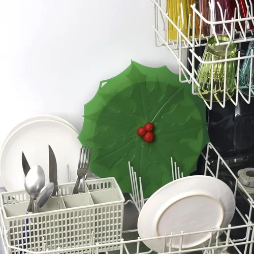 Miniatura 3 de Charles Viancin - Tapa de silicona Holly para almacenamiento de alimentos y cocinar - 9 pulgadas/9.1 in - Sellado hermético en cualquier superficie
