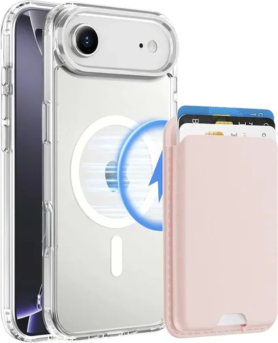 Miniatura 60 de Funda magnética para iPhone 12 Pro Max, cartera magnética desmontable con soporte para tarjetas, [compatible con MagSafe] grado militar, a prueba