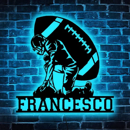 Miniatura 13 de Letrero de béisbol personalizado, nombre de jugador de béisbol personalizado, luz LED de béisbol, letrero de pelota de béisbol personalizado