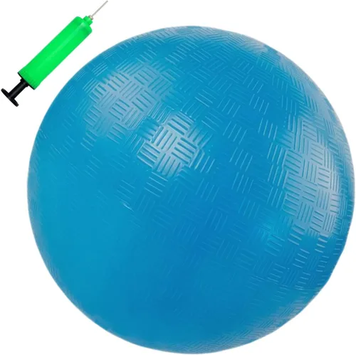 Bola de patio de recreo, Kickball de 8.5 pulgadas para niños y adultos, para interiores y exteriores, balón de balonmano, juego de cuatro bolas Azul