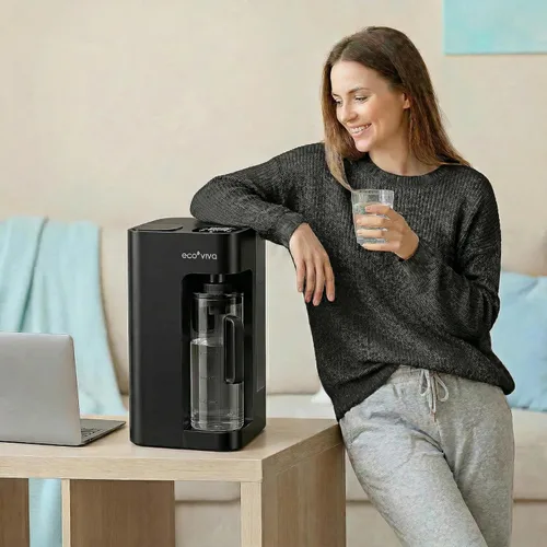 Miniatura 9 de Mate 3 - Filtro de agua de ósmosis inversa UV, 3:1 puro para drenar, jarra de llenado automático, purificador de agua sin instalación, filtración