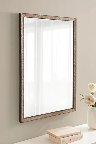 Miniatura 3 de Kate and Laurel Soniva - Espejo de pared rectangular tradicional, 18 x 24 pulgadas, dorado, espejo rectangular con marco global para uso como espejo