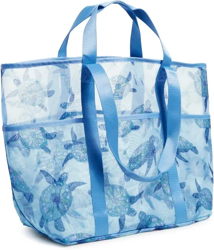 Miniatura 2 de Vera Bradley Bolso de playa de malla con múltiples bolsillos