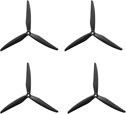 Miniatura 8 de Gemfan 8040 8060 9045 1050 Hélice de 3 palas CW CCW 0.197 in Orificio central Diámetro interior Paleta para Quadcopters Multirotors Drone
