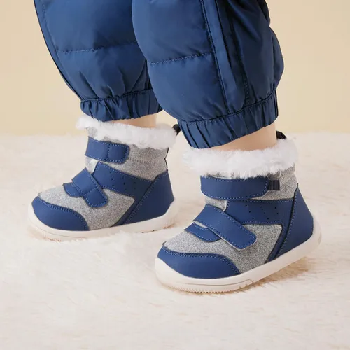 Miniatura 103 de BMCiTYBM Botas de nieve de invierno para bebés y niños pequeños, de piel sintética, cálidas, antideslizantes, zapatos para primeros pasos