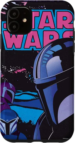 Miniatura 8 de Carcasa de cómic retro para iPhone 16 Star Wars The Mandalorian Bounty Hunters