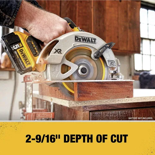 Miniatura 5 de DEWALT DCS570B sierra circular inalámbrica de 7-1/4 pulgadas, 20 voltios con freno, herramienta sola