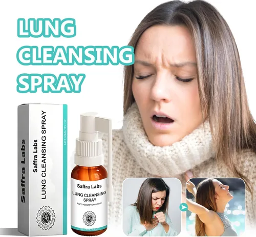 Miniatura 3 de Spray de Limpieza Pulmonar de Saafra Labs, Nebulizador de Limpieza Pulmonar, Nebulizador de Limpieza Pulmonar Herbal, Poderoso Apoyo y Limpieza