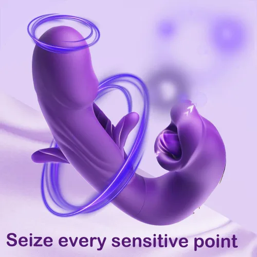 Miniatura 5 de Entrenador de suelo pélvico, juguete masajeador 4 en 1 para mujer, silencioso e impermeable (morado)