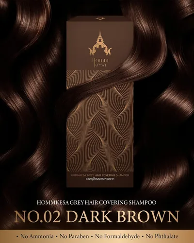 Miniatura 2 de Champú para cubrir el cabello gris - Champú de tinte para cabello 3 en 1 premium para cabello gris (marrón oscuro)