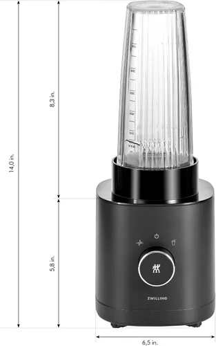 Miniatura 3 de ZWILLING Enfinigy - Licuadora personal, dientes de piraña con hoja cruzada para una mejor mezcla, batidos, batidos y más, taza de viaje a prueba