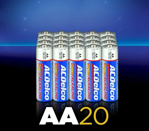 Miniatura 3 de ACDelco - Paquete de 20 pilas AA y AAA, superalcalinas, 10 años de vida útil
