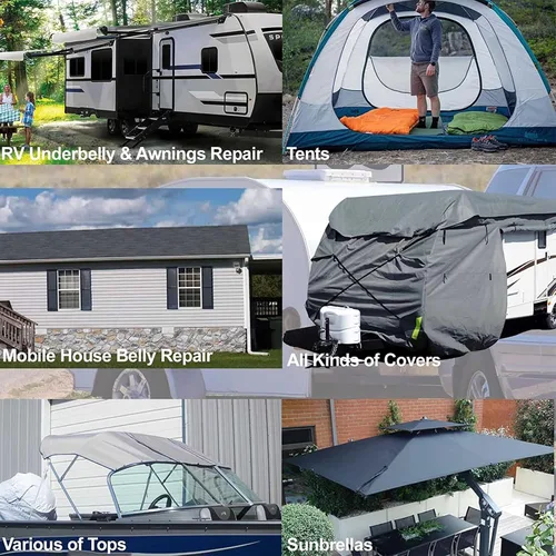 Miniatura 7 de Cinta para Bajo de RV Cinta para Remolque de Viaje de Autocaravana Cinta para Reparación del Vientre de Casa Móvil Cinta Adhesiva Fuerte Impermeable