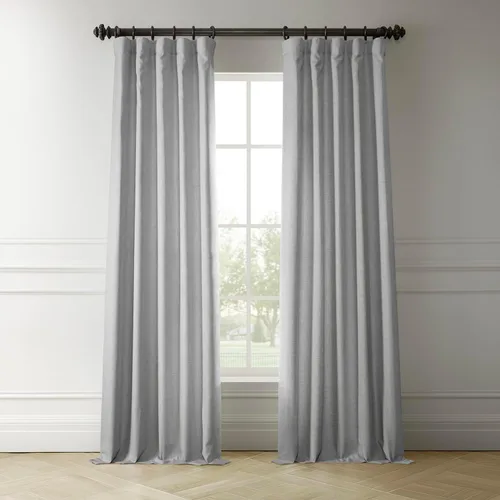 Miniatura 7 de HPD Half Price Drapes Cortinas italianas de lino sintético de 84 pulgadas de largo, cortinas de oscurecimiento para dormitorio y sala de estar, 50 x
