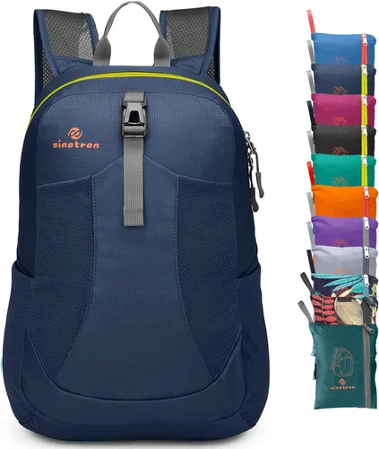 Miniatura 13 de Sinotron - Mochila de senderismo ligera y plegable de 22 l, mochila pequeña de senderismo, mochila de día para mujeres, hombres, viajes, camping