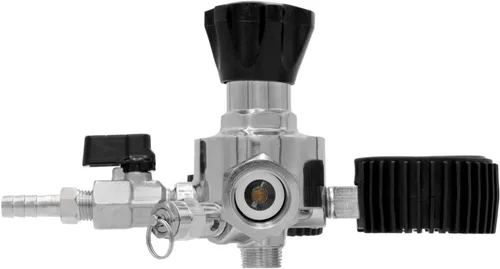 Miniatura 7 de Kegco Elite Series - Regulador de cerveza de barril de CO2 de doble calibre, 2 productos, cromo