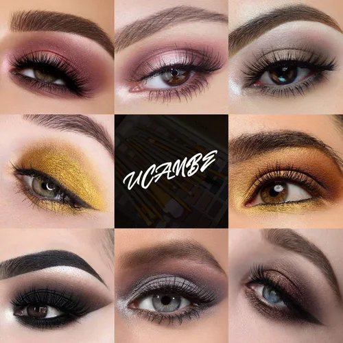 Miniatura 2 de UCANBE Paleta de sombra de ojos desnudos de 60 colores, paleta de maquillaje de desnudos neutros cálidos, brillo mate natural, sombras de ojos