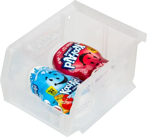 Miniatura 15 de Akro-Mils 30210 AkroBins contenedores de plástico para almacenamiento, se pueden colgar y son apilables, (5 x 4 x 3 pulgadas), color rojo, 6