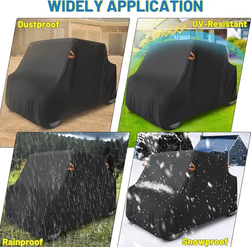 Miniatura 6 de MDPROMCP Cubierta para UTV de 4-6 Asientos, Cubierta Completa Resistente al Viento Compatible con Polaris RZR General UFORCE Talon Mule Teryx de 4