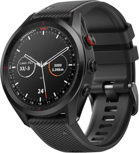 Miniatura 2 de ANCOOL Correa de reloj Garmin S62/Forerunner 945/955/965/970, banda de silicona de 0.866 pulgadas para Fenix 8 de 1.772 pulgadas, Fenix 7/6/5, Negro