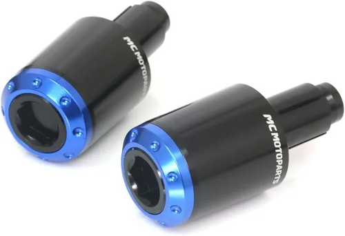 Miniatura 7 de Atom CNC Bar End Pesos para Yamaha Xmax 300 2017 – 2018, Negro