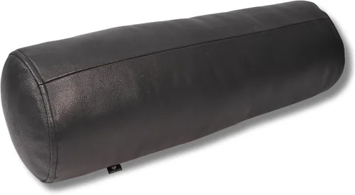 Funda de cojín redonda para el cuello, funda de almohada redonda de luna llena de 5 x 16 pulgadas, funda de almohada cilíndrica de piel de cordero