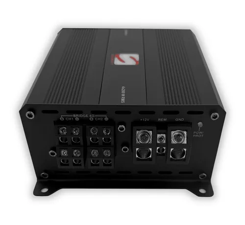 Miniatura 4 de Soundfy Amplificador de Audio Digital para Automóvil de 4 Canales, Amplificador Compacto Multicanal Clase D con Crossover y Fuente de Alimentación