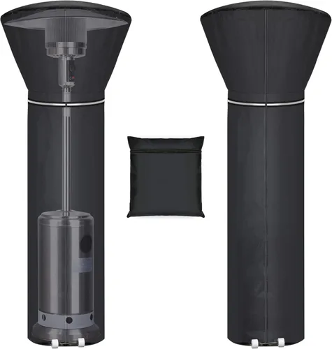 Miniatura 7 de Fundas para calentador de patio con cremallera y bolsa de almacenamiento, impermeable, a prueba de polvo, resistente al viento, resistente a la luz
