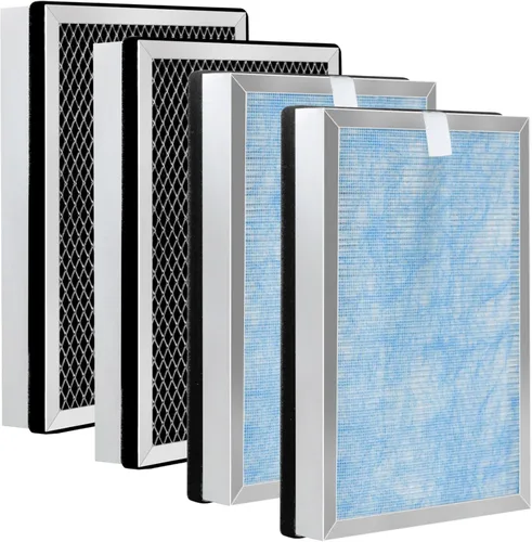 Filtro de repuesto mejorado 25, compatible con 25 purificadores de aire S1/W1/B1, etapa 4 en 1 con prefiltro, capa central de alta eficiencia y
