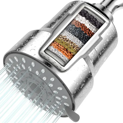Miniatura 13 de Cartucho de filtro de ducha de 15 etapas, cartucho de filtro de reemplazo universal de alto rendimiento, elimina el cloro, metales pesados y otros