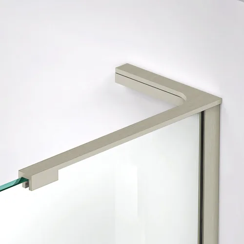 Miniatura 9 de DreamLine Elegance-LS SHDR-4328300-04 - Puerta de ducha pivotante sin marco de 56 3/4 - 58 3/4 pulgadas de ancho x 72 pulgadas de alto en níquel